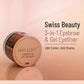 Swiss Beauty 3 In 1 Eyeliner, Eyebrow Filler and Kajal , 24-Hour Stay ,Waterproof - Black (7 g)