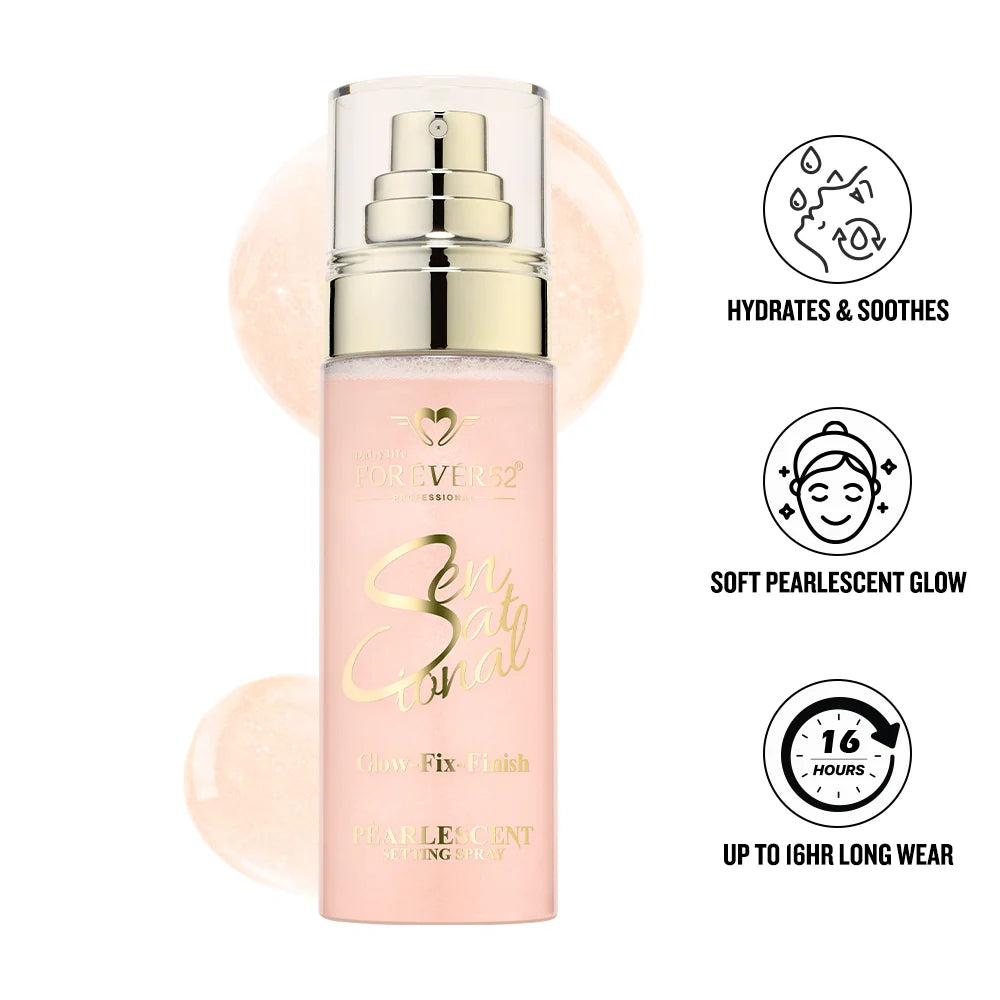 Sensational Glow Fix Finish Pearlescent Setting Spray