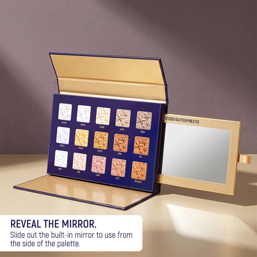 Forever52 Stellars 15 Color Pressed Glitter Palette