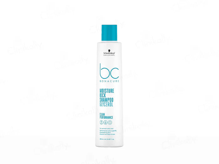 Schwarzkopf Professional Bonacure Moisture Kick Shampoo With Glycerol - For Dry Hair (250ml)
