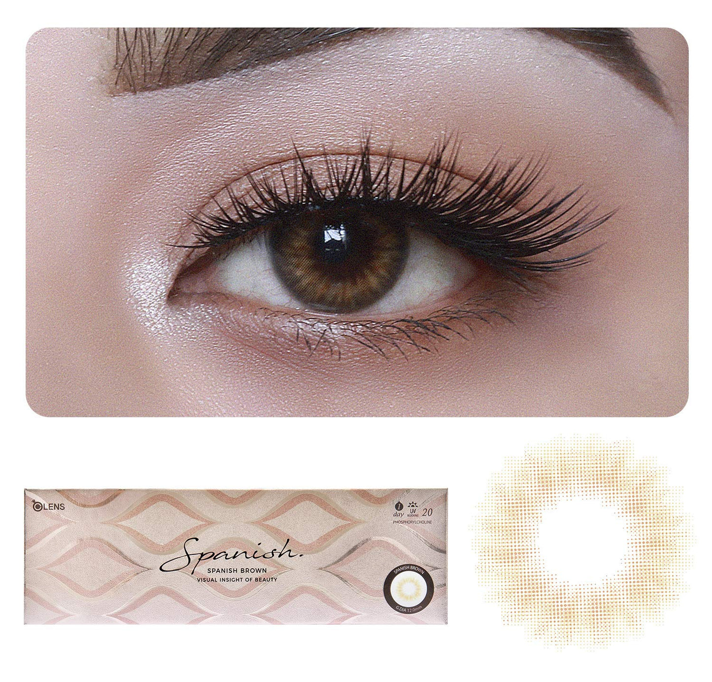 OLENS Daily Colour Contact Lens One Day Lenses 10 Lens/Box