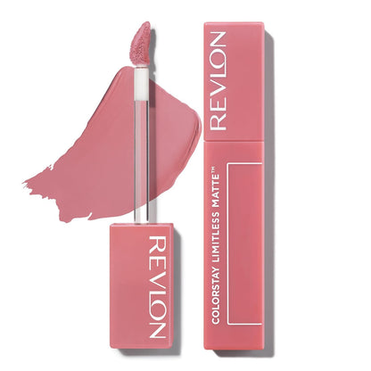REVLON Colorstay Limitless Matte Liquid Lipstick for woman, Waterproof, Long-Lasting, 100% Vegan, Lightweight, No-Budge Matte, Beauty Sleep