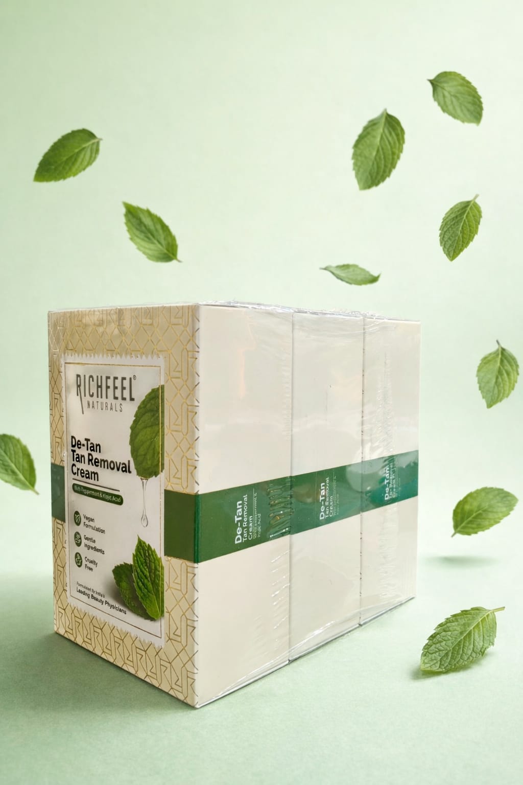 Richfeel Naturals De-Tan Removal Cream (2+1 Bumper Offer)
