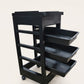 Professional Salon Trolley Cart – Multi-Tier Rolling Storage Organizer