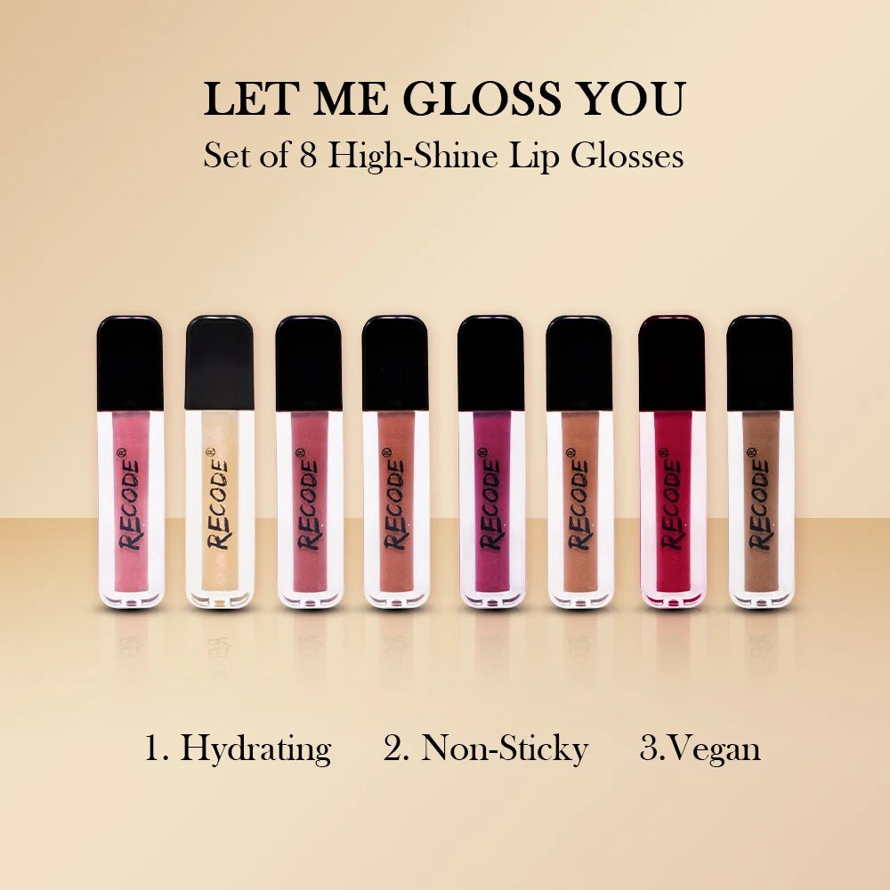 Recode Lip Glosses Let Me Gloss You 1.25 ML X 8