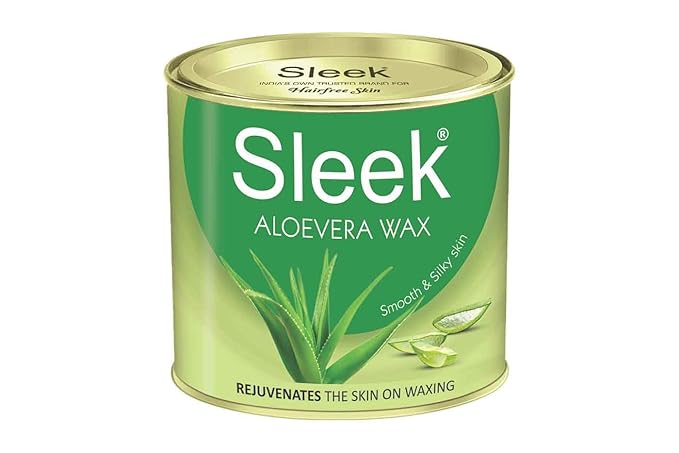 Sleek Aloe Vera Wax 600 gm Aloe Vera Hair Removal Wax | Hair Removal Wax For Arms, Chest, Legs, Back, and Full Body | For Men & Women,Unisex | All Skin Types - (600 gram)