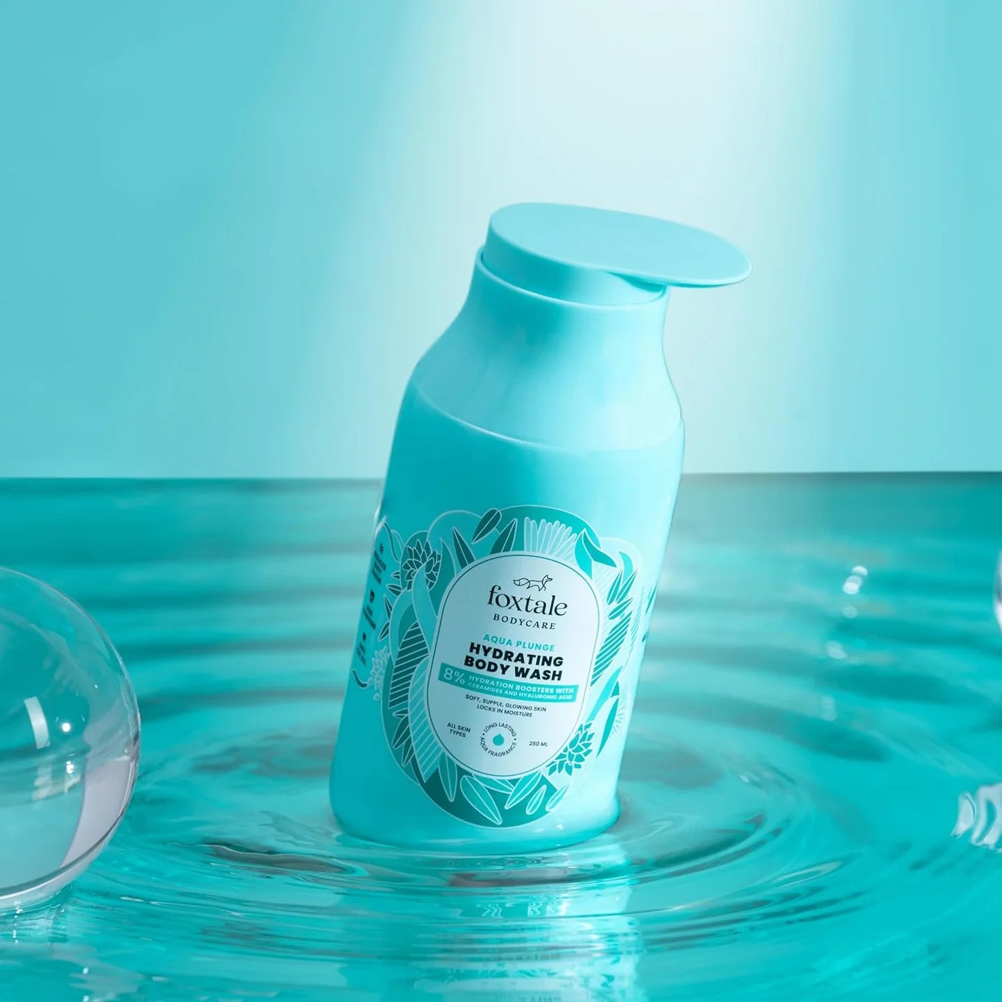 Foxtale Hydrating Body Wash|With Hyaluronic Acid & Ceramides (250 ml)