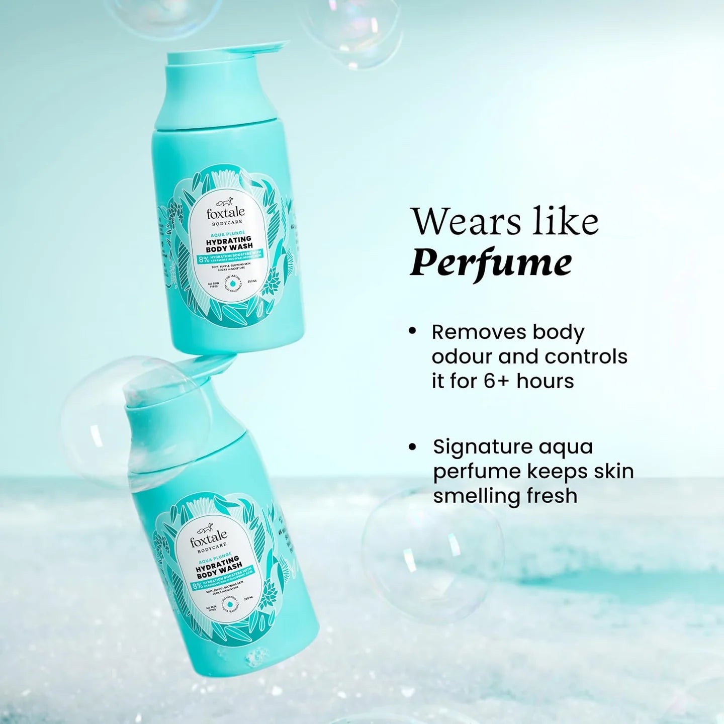 Foxtale Hydrating Body Wash|With Hyaluronic Acid & Ceramides (250 ml)