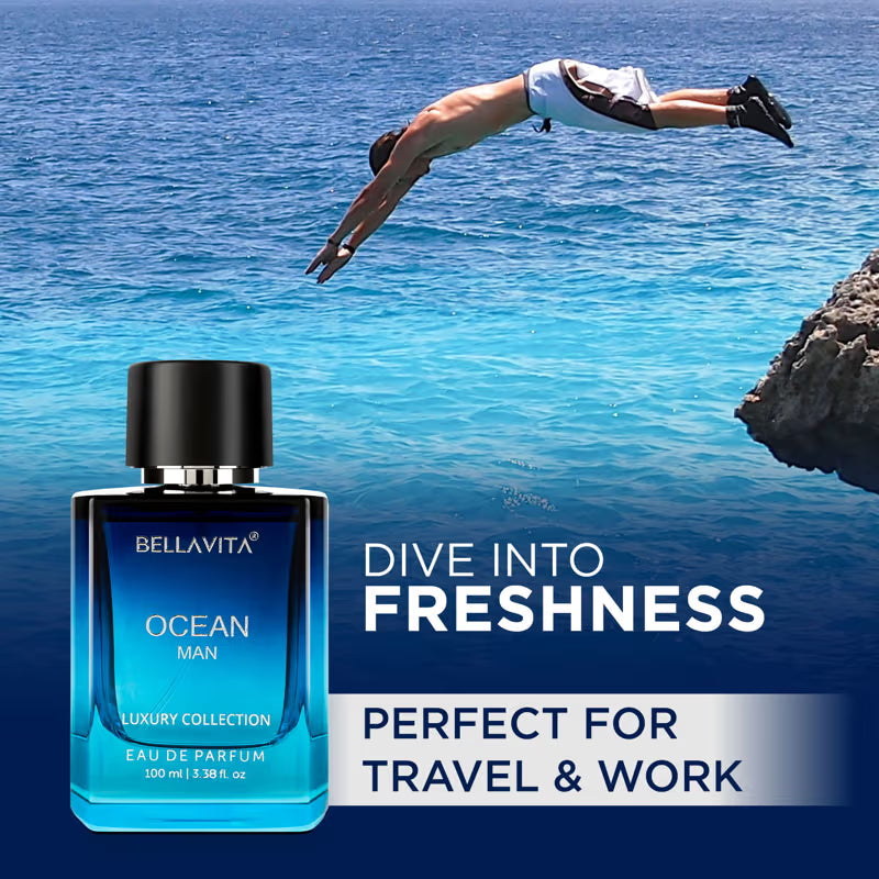Bella Vita Organic Ocean Man Perfume For Him (100ml)