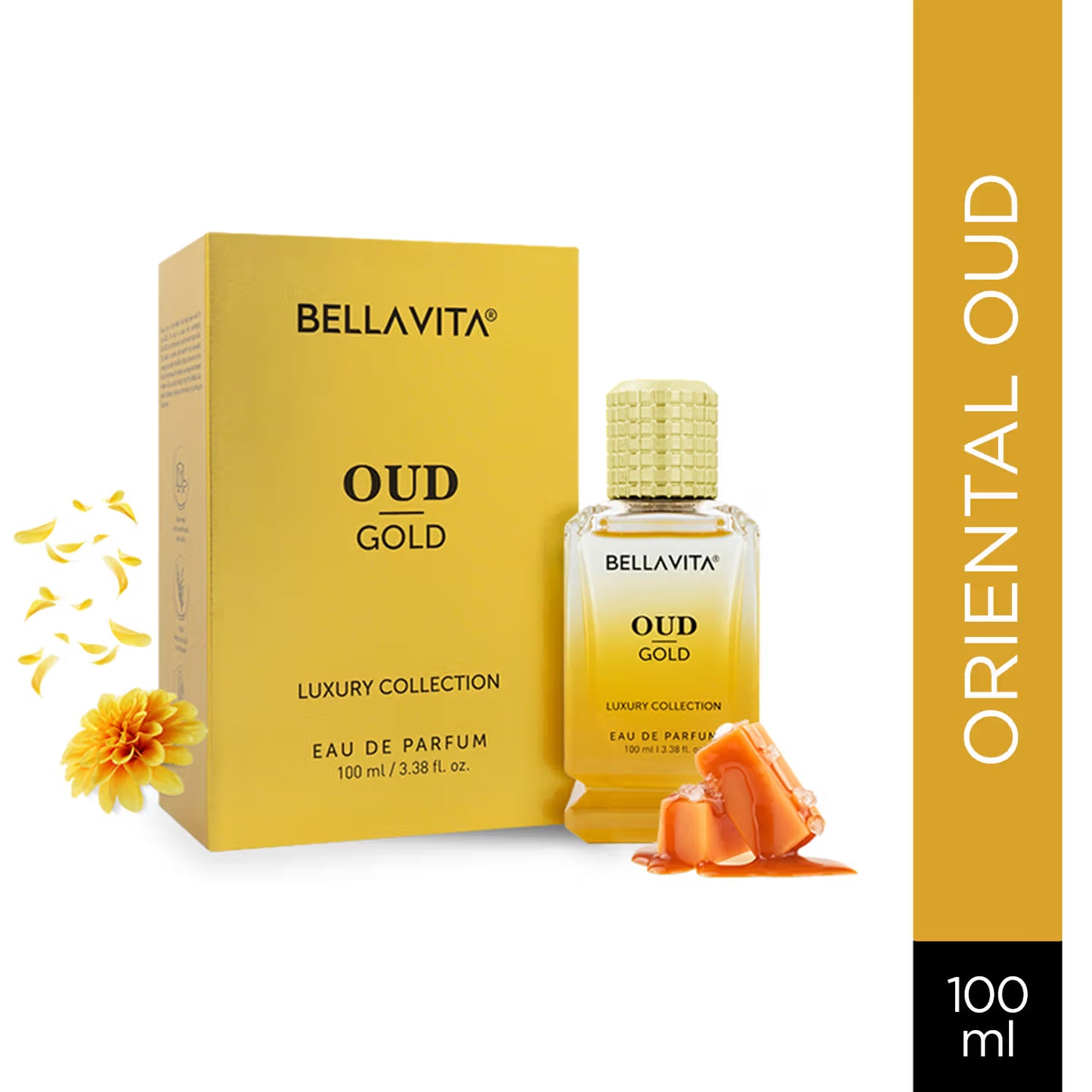 Bella Vita OUD GOLD Eau De Parfum for Men (100ml)