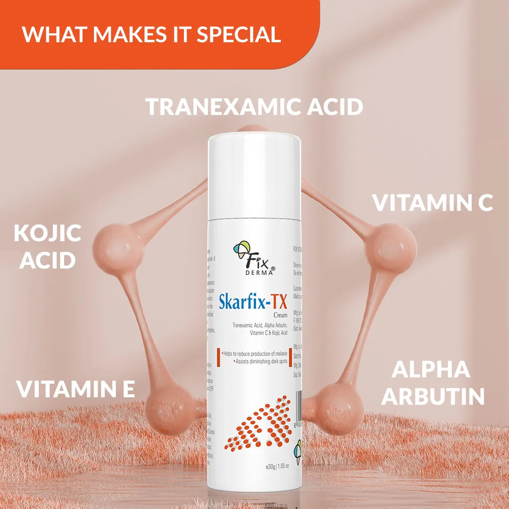 Skarfix-TX Cream | Effective treatment for melasma and dark spots 15g