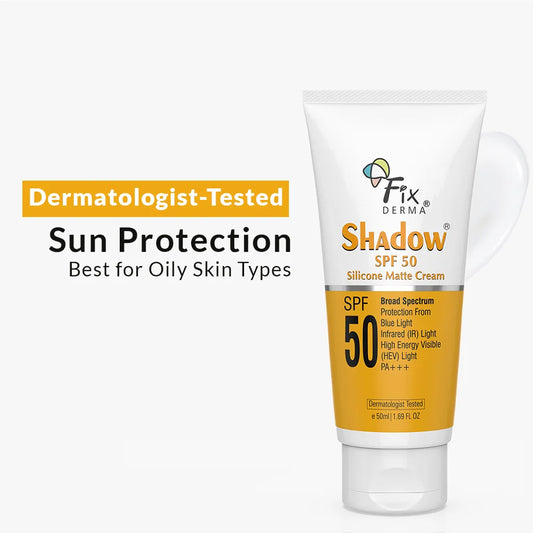 Shadow SPF 50 Silicone Matte Cream | A Silicone-based SPF 50+ Sunscreen with a Matte Finish 50ml