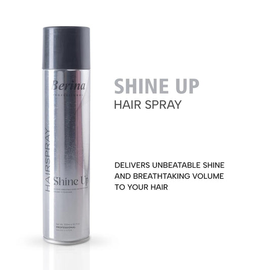 Berina Professional | Hair Shine-Up Spray | 300ml | Adds Shine and Hold