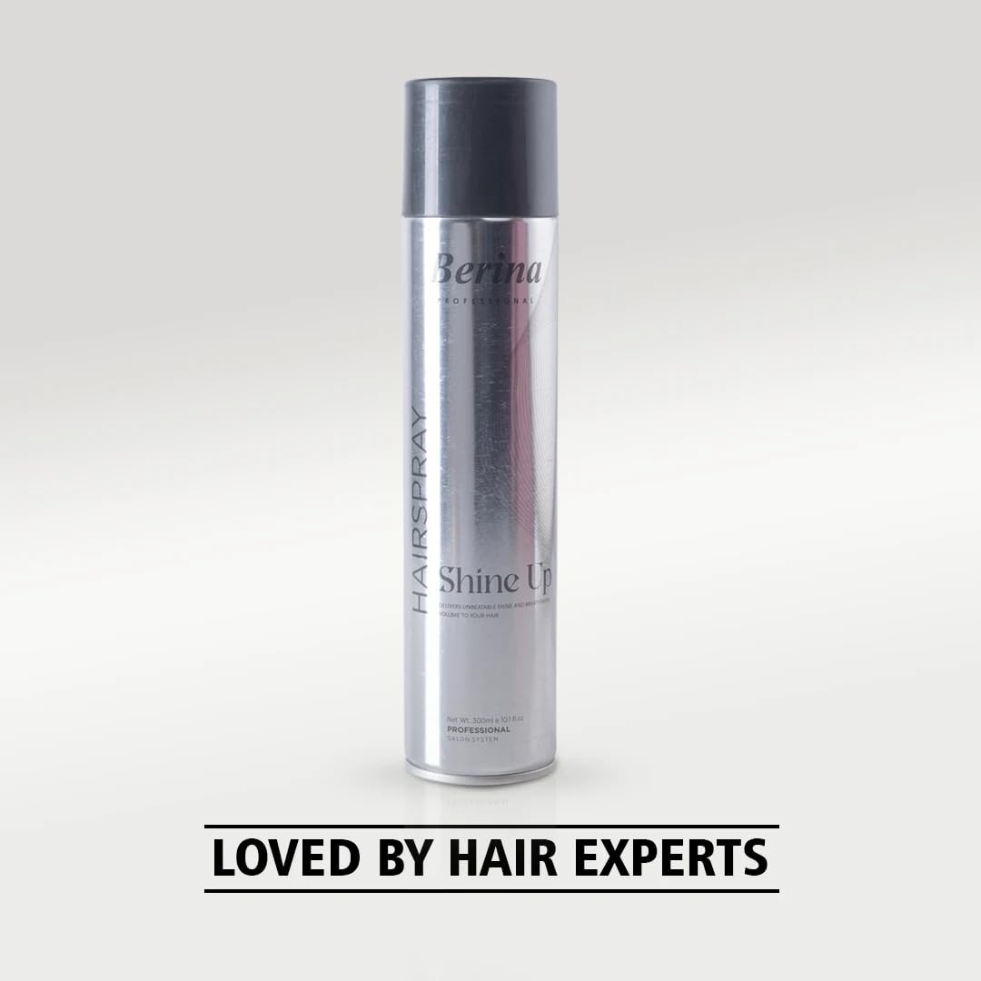 Berina Professional | Hair Shine-Up Spray | 300ml | Adds Shine and Hold