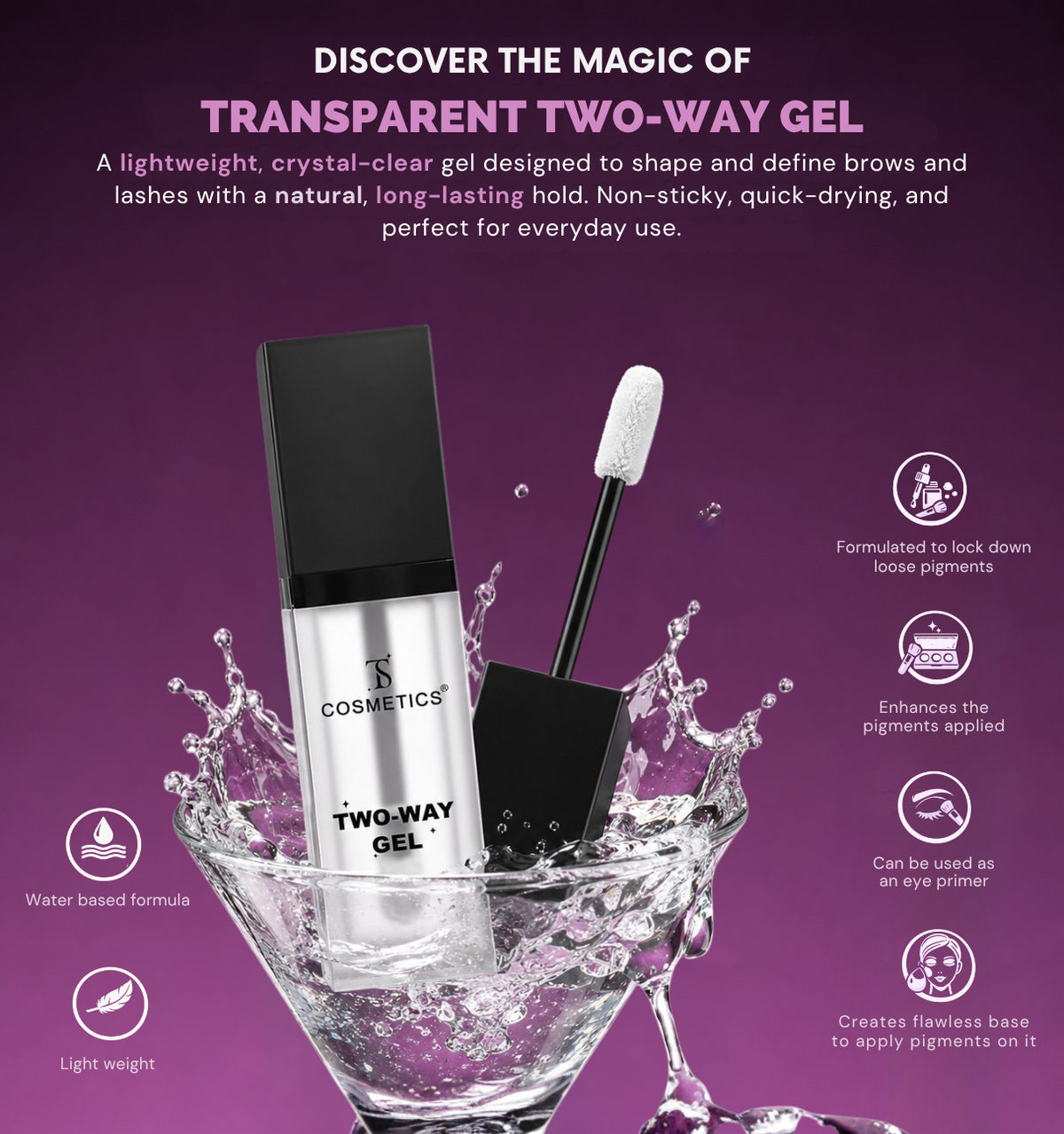 Transparent Two - Way Gel