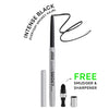Nykaa Cosmetics Eyem Smokey Intense Gel Kajal With Free Sharpener & Smudger- Black