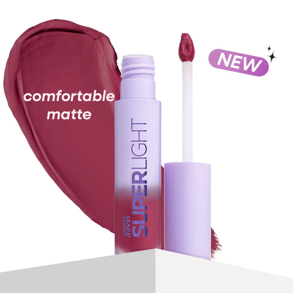 Nykaa Superlight Lip Cloud Airy Mousse Matte Liquid Lipstick for Lip & Cheek (5ml)
