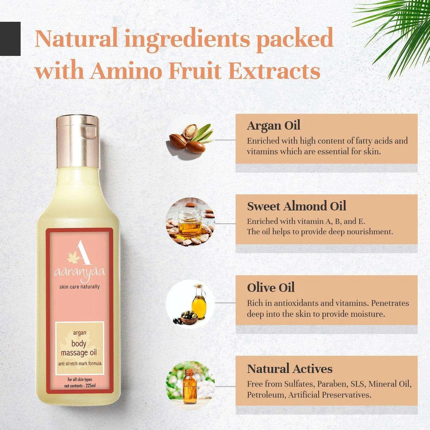 Body Massage Oil for Stretch Marks (250ml)
