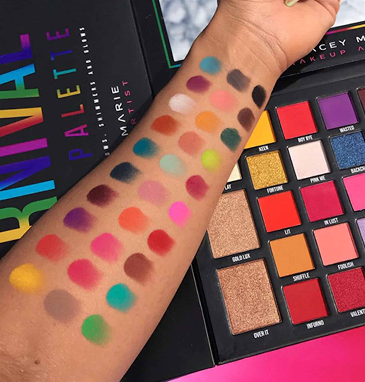 Bperfect Carnival XL Pro Eye Shadow Palette Stacey Marie 62g