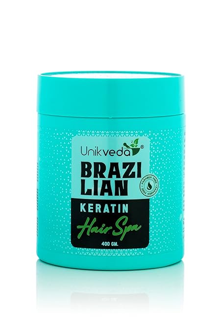 Brazalian Keratin Hair Spa with Hydrolyzed Keratin to Boost Hair Growth and Soft and Smooth Hair for Women 400gm