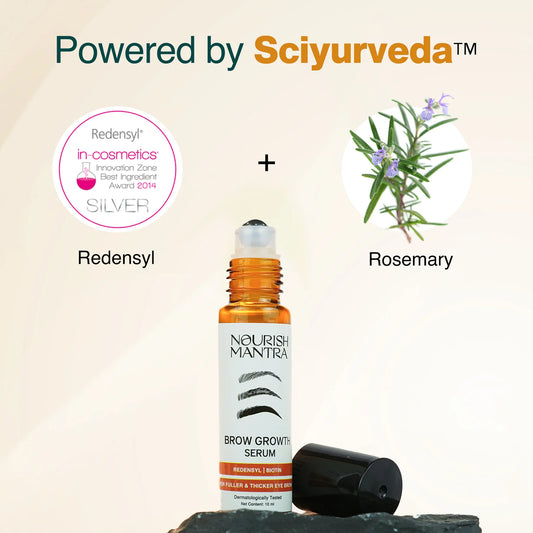 Nourish Mantra’s Brow Growth Serum for Thicker and Fuller Brows (10ml)