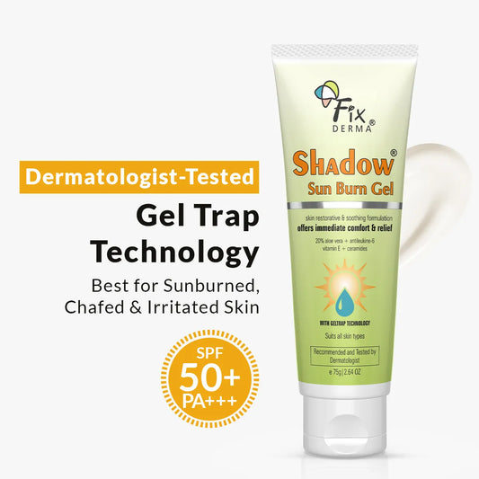 Shadow Sun Burn Gel | With gel trap technology for immediate comfort 75g
