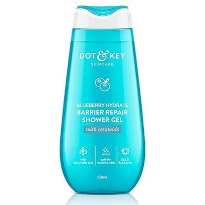 Dot & Key Watermelon + Glycolic Fresh & Cool Shower Gel For Glowing Skin | For All Skin Types | Hydrates Skin & Gently Exfoliates | Non Drying | 250 ml