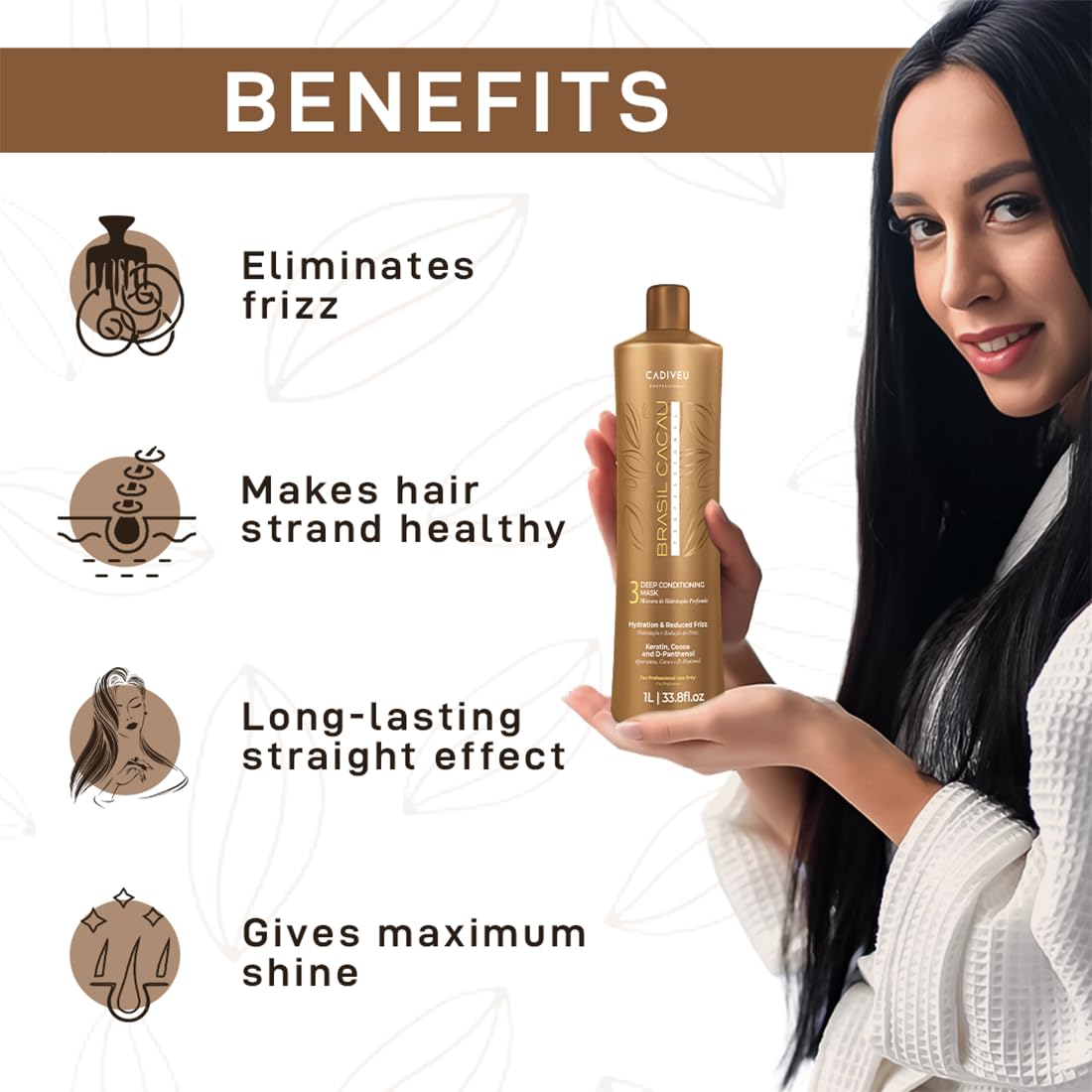 Cadiveu Professional Brasil Cacau Deep Conditioning Mask (1000ml)