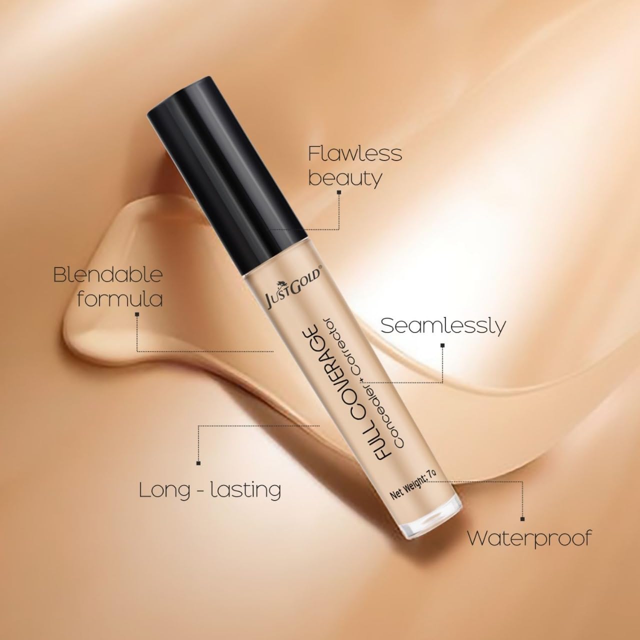 Justgold Liquid Full Coverage Concealer