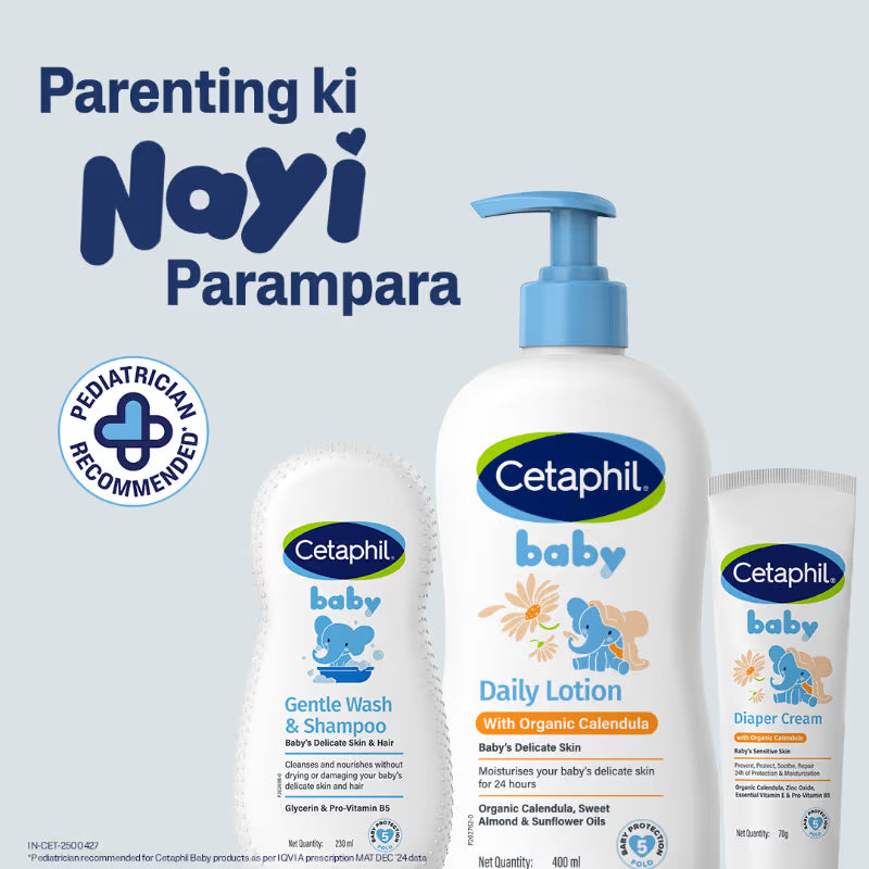 Cetaphil Baby With Organic Calendula Wash & Shampoo 400ml