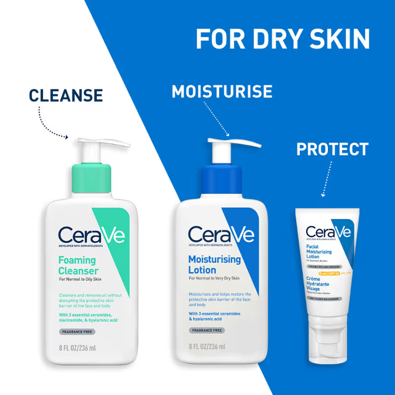 CeraVe Foaming Cleanser For Normal To Oily Skin