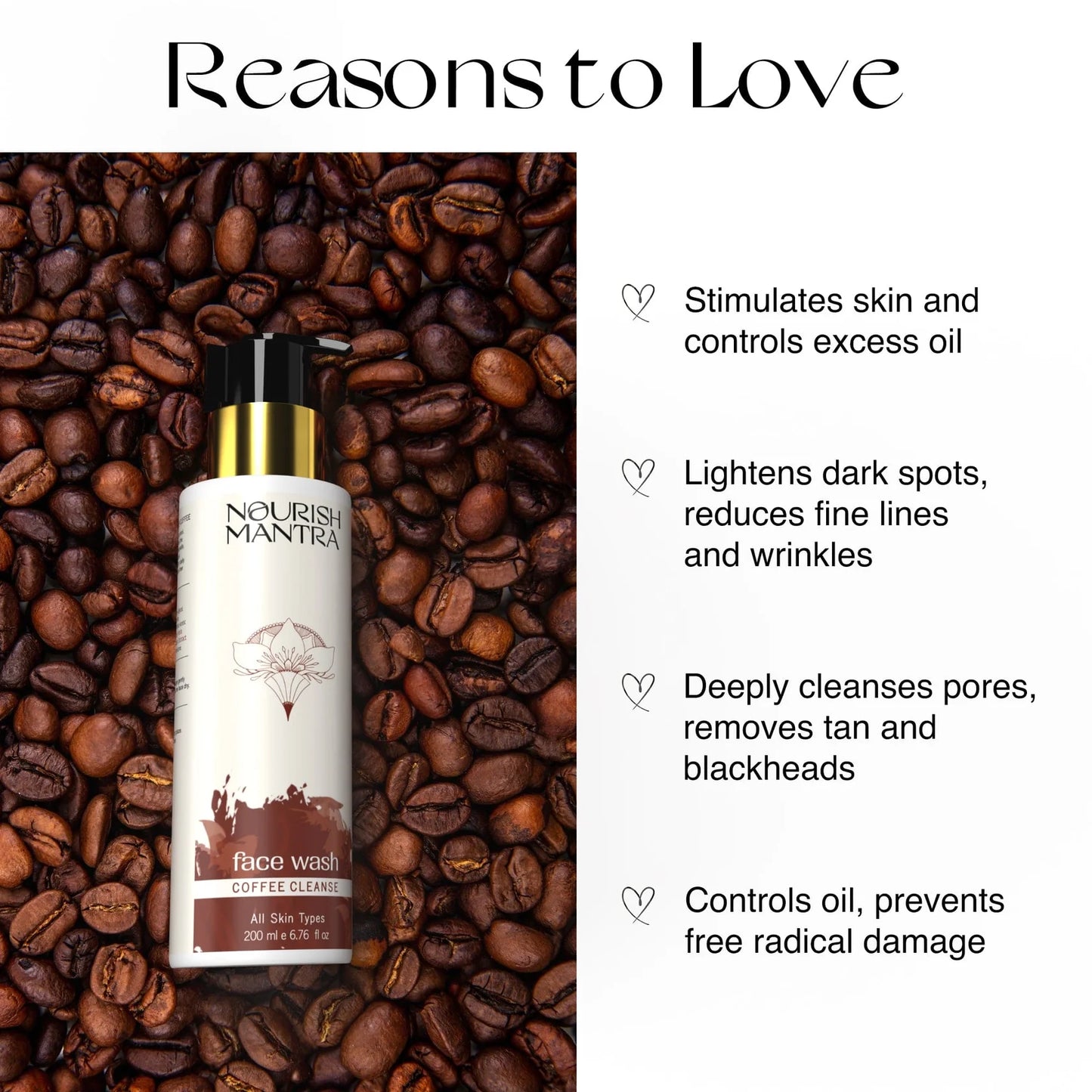 Nourish Mantra Coffee Cleanse Face Wash