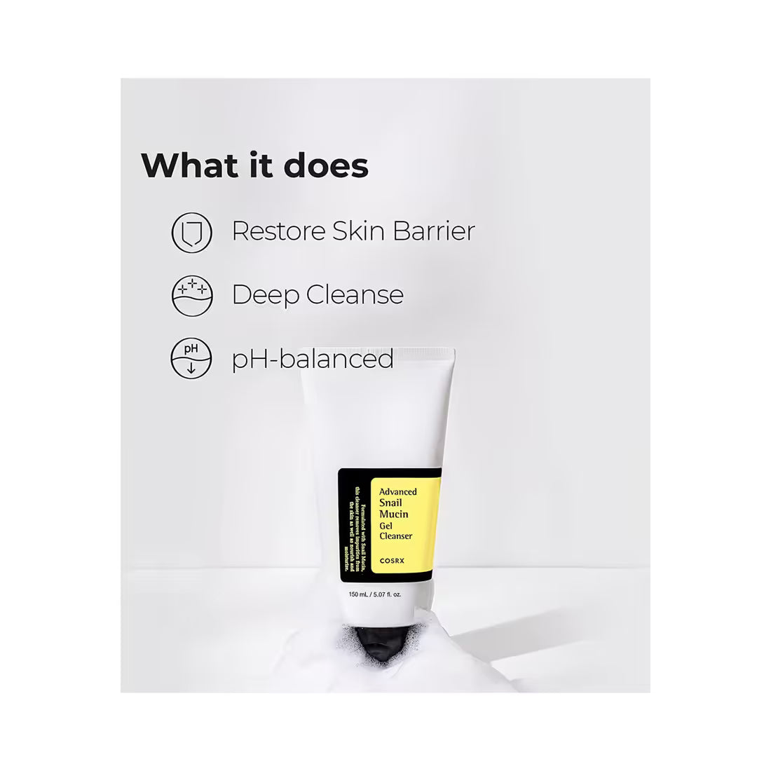COSRX Advanced Snail Mucin Gel Cleanser (150ml)