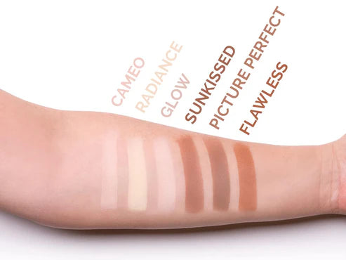 PNF Contour Kit, Oil Control, Contouring and Highlighting Powder Palette