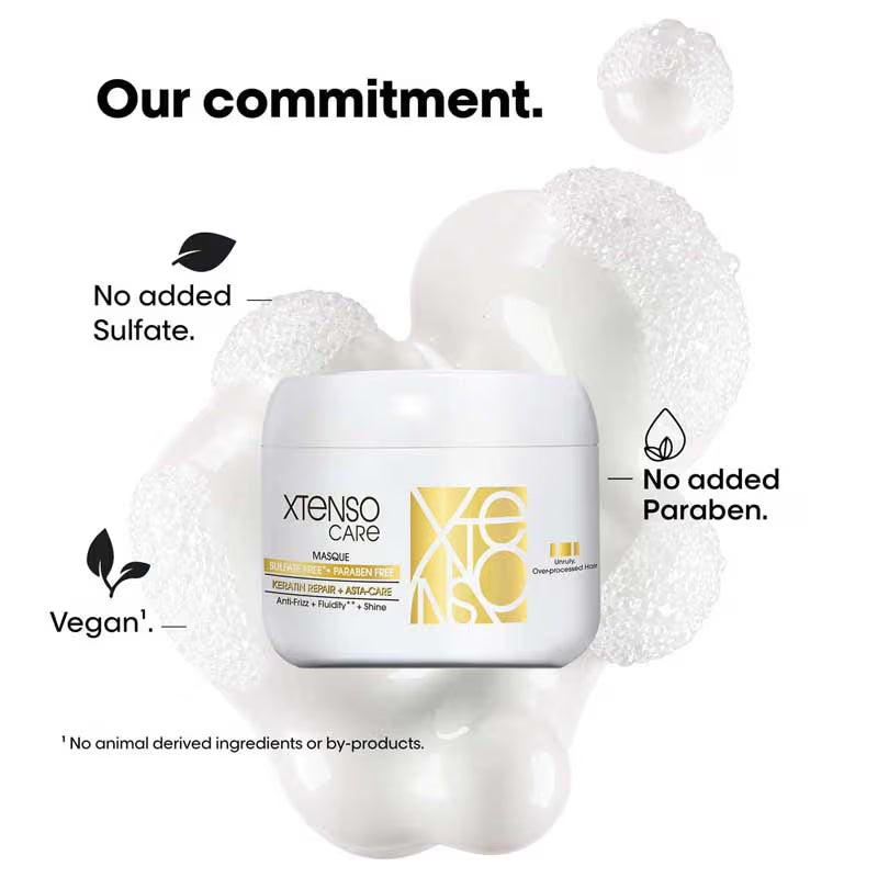 Loreal Professionnel Paris Xtenso Care Sulfate-Free Masque For Frizz-Free, Shiny & Manageable Hair | 196g