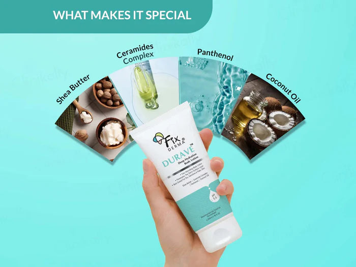 Fixderma Durave Deep Hydration Body Lotion (200ml)