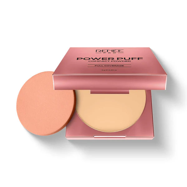 RENEE PRO Power Puff Compact Powder 9gm