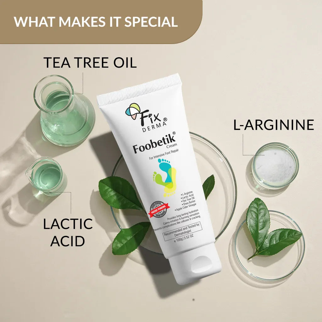 Fix Derma  Foobetik Foot Cream | With Natural Emollients to Treat All Foot-Related Problems