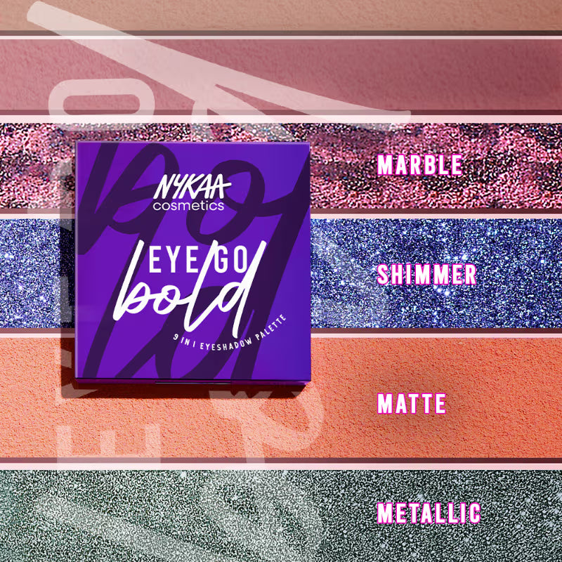 Nykaa Cosmetics Eye Go Bare 9 in 1 Highly Blendable Eyeshadow Palette