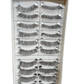 Gala Natural Hair False Eyelashes, 10 Pairs, Black