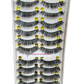 Gala Natural Hair False Eyelashes, 10 Pairs, Black