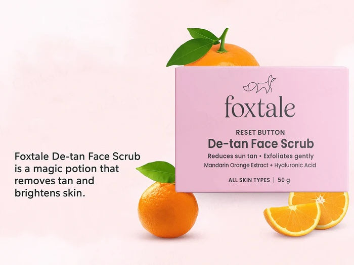 Foxtale De-Tan Face Scrub (50 g)