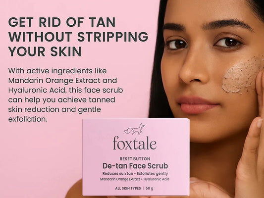 Foxtale De-Tan Face Scrub (50 g)