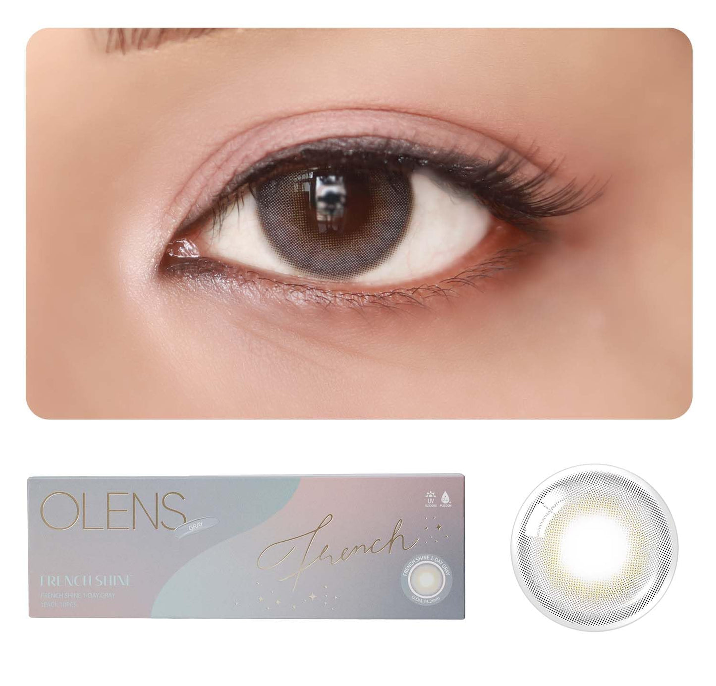 OLENS Daily Colour Contact Lens One Day Lenses 10 Lens/Box