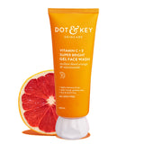 Dot & Key Vitamin C+E Super Bright Gel Face Wash, Sicilian Blood Orange & Niacinamide (100ml)