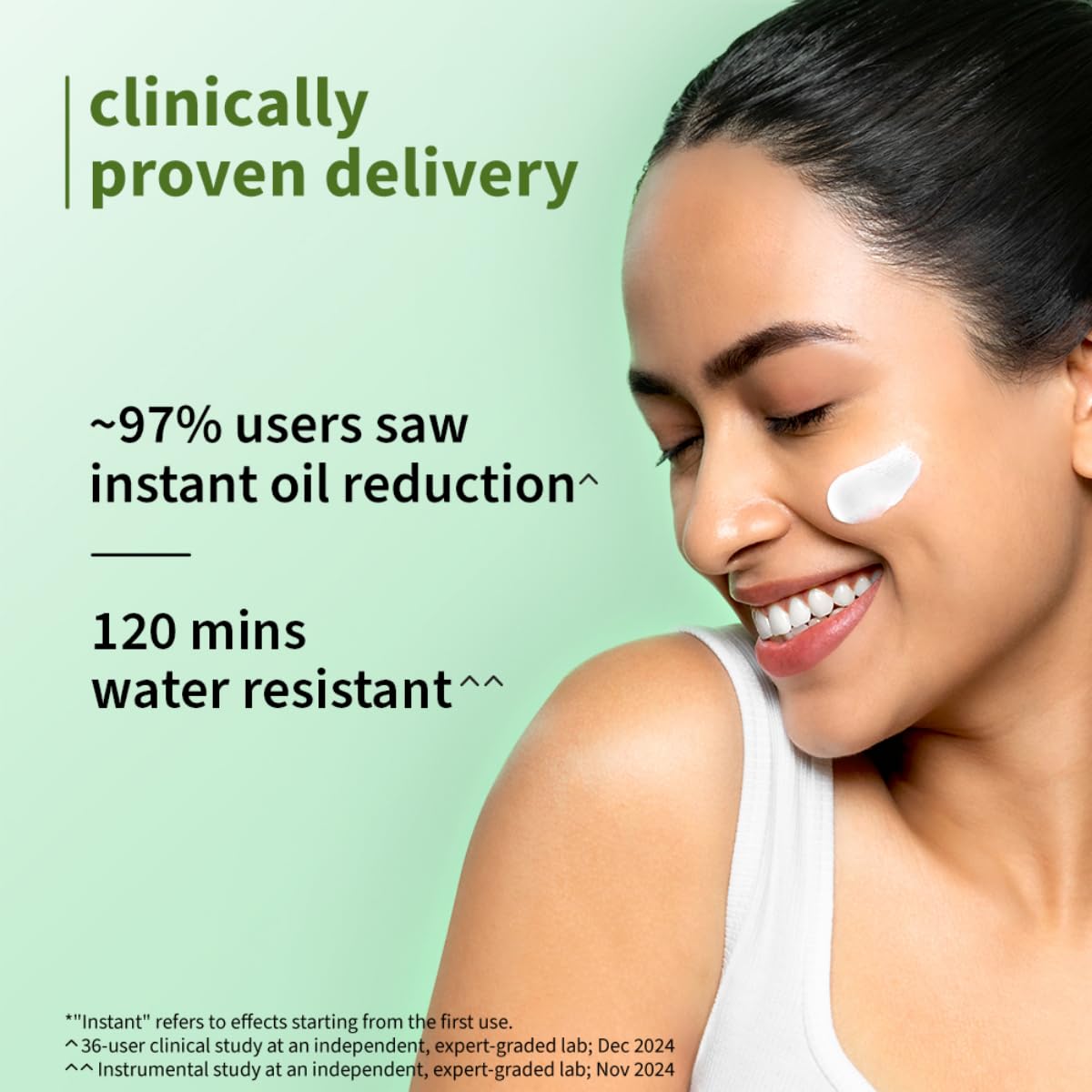 Plum Green Tea & Zinc Super-Matte Gel Sunscreen SPF 50 PA ++++ | 50g | Formulated for Oily, Combination and Acne Prone Skin | Protects & Controls Oil | Lightweight, No White Cast & Non-Sticky | Vegan |