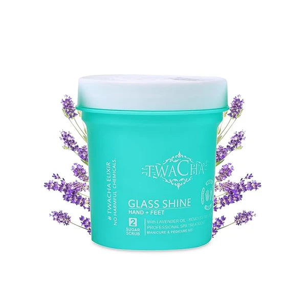 TWACHA Glass Shine Pedicure-Manicure Hand & Foot Care Kit with Lavender Oil (1400 ml, Set of 4)