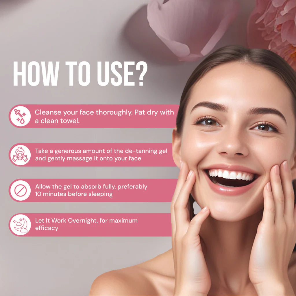 Mitchell USA FLAW-LESS LightenUp™️ Xpress Overnight De-tanning Gel