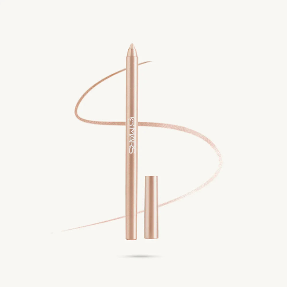 MARS Won't smudge Won't budge Smooth Glide Kajal | Long Stay & Waterproof (1.4g) (01-Golden Hour Matte)