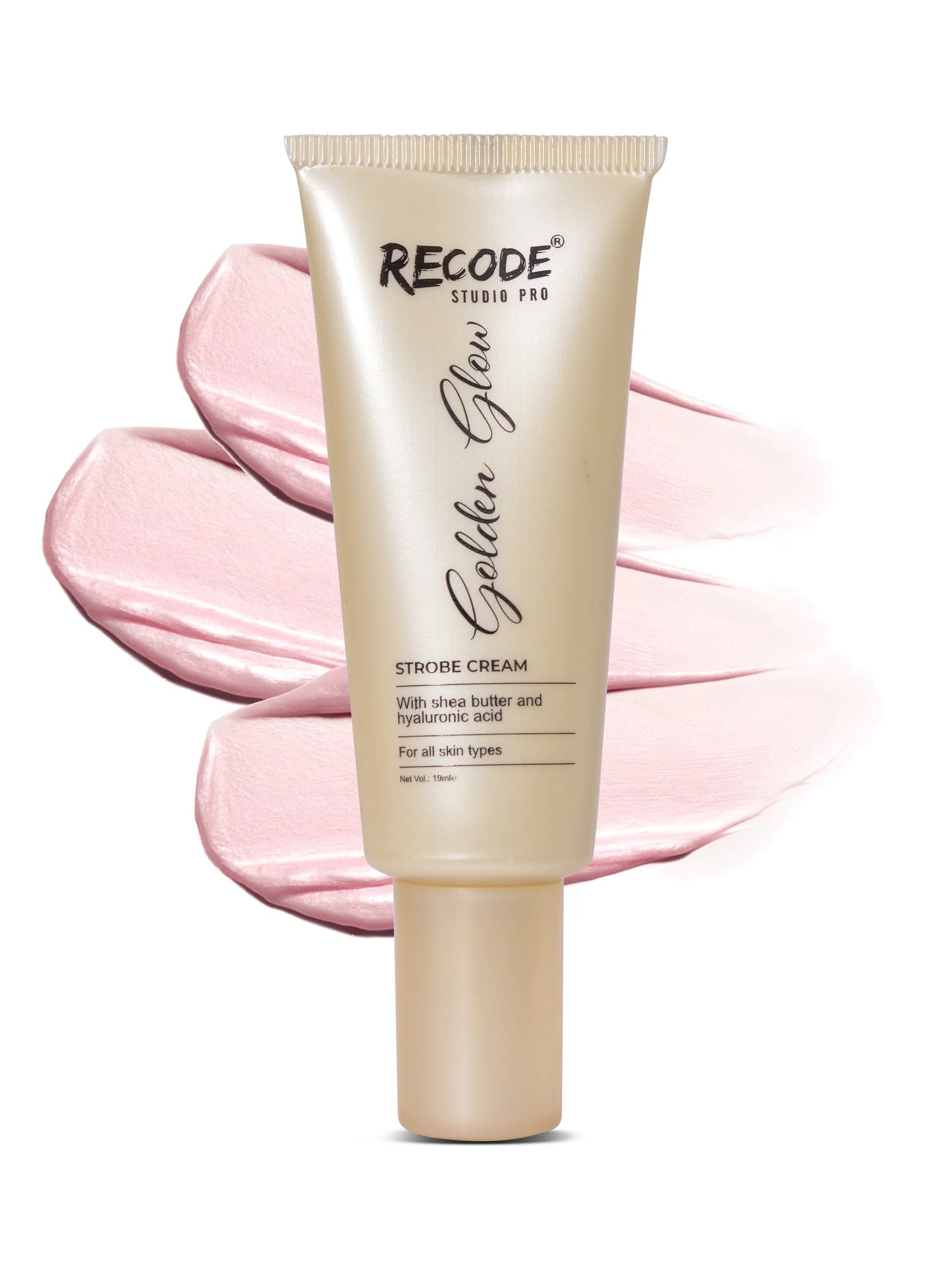 Recode Gold Strobe Cream- 19 ML with Hyaluronic Acid Extract